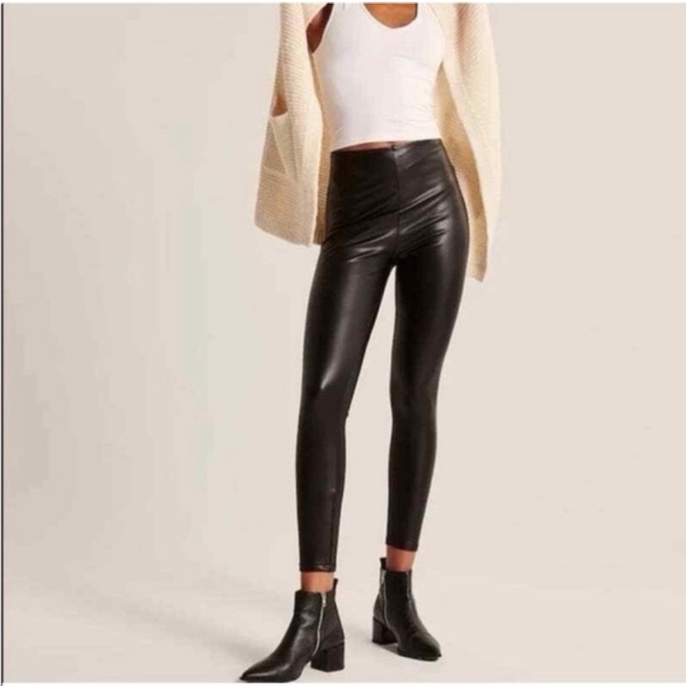 Abercrombie & Fitch Faux Leather Leggings